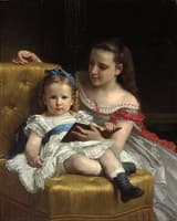 Portrait of Eva and Frances Johnston