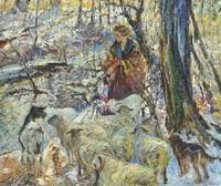 Sheep at the Brook