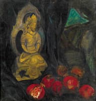 Buddha with Pomegranates