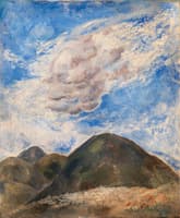 Sheep under Clouds in Colorado