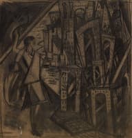 Urban Landscape with a Figure