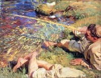 Val d'Aosta, Man Fishing