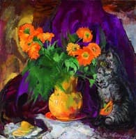 Still Life with Cat
