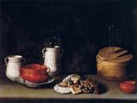 Still Life with Crockery and Cakes