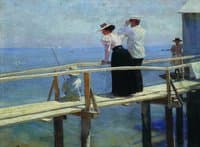 On the Bridge. Summer