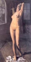 Standing Female Nude with a Dagger