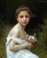 Little Girl with a Bouquet