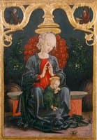 Madonna and Child in a Garden