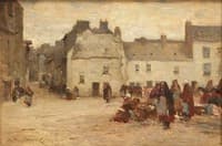 Galway Market Scene