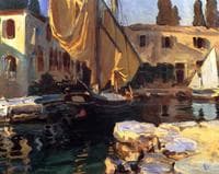 San Vigilio, A Boat with Golden Sail