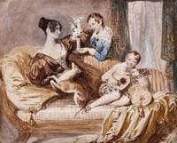 Julia Hardwick, née Shaw, with her two sons