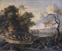 Landscape with Donkey Rider