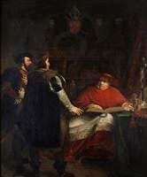Cardinal Wolsey Refusing to Deliver up the Seals of His Office