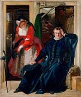 Scene from Ben Jonson's 'Every Man in His Humour'