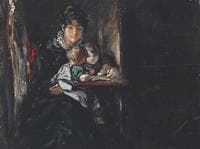Maria Constable with Two of Her Children