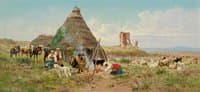 Shepherds Resting in the Roman Campagna