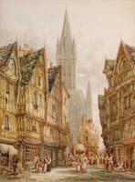 View of Caen (Normandy)