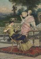 Two Women on a Terrace