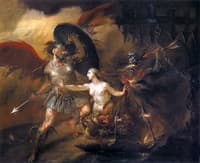 Satan, Sin and Death, A Scene from Milton's 'Paradise Lost' (sketch)
