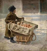 Study of a Boy for the "Shrovetide Festivities"