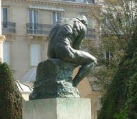 Le Penseur (The Thinker - rear view)