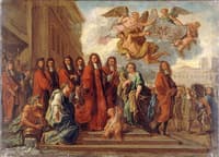 The City Council of Paris on the Way to Celebrate the Victory of Seneffe (1674)