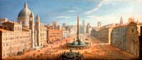 View of the Piazza Navona, Rome