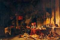 The Alchemist in His Laboratory