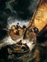 Boat in a Storm