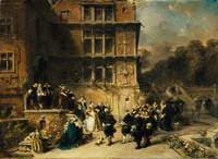 Court Reception at a Chȃteau