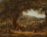 L'allegro, 'Many a youth and many a maid, dancing in the chequered shade'