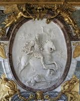 Louis XIV as Roman Emperor Defeating His Enemies