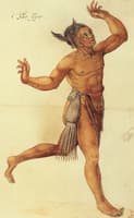 Man of the Secotan Indian Tribe in North Carolina