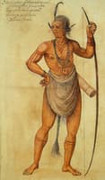 Warrior of the Secotan Indians of North Carolina