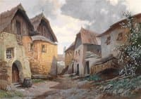 An Old Lane in Weißenkirchen in Wachau Valley