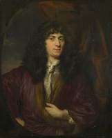 Portrait of a Man in a Black Wig