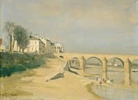 Bridge on the Saône River at Mȃcon