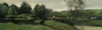 Landscape with a Boy in a White Shirt