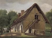 A Farm Building at  Bois-Guillaume near Rouen