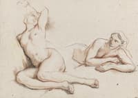 Studies of Two Female Nudes