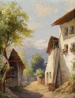 Old Street in Grins near Landeck, Tyrol