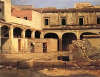 Patio del ex convento de San Augustin