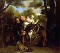 Story of Don Quixote - Don Quixote Deceived by Sancho, Takes a Country Girl for Dulcinea