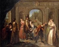 Story of Don Quixote - Don Quixote Attended by the Duchess’s Maids