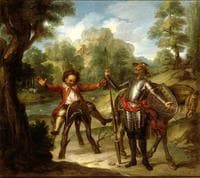 Story of Don Quixote - Sancho Wakes, and Despairs of ever Finding his dear Dapple again