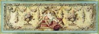 Design of Upholstery for a Couch - Cupid Sleeping