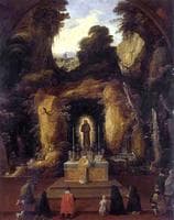 Mass in a Grotto