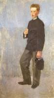 Portrait of a Boy in School Uniform