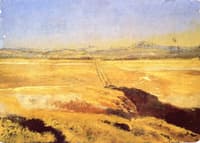 Valle de México con la calzada de los Misterios