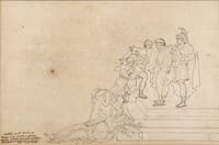 Elder Horatius Defending his Son (first version)